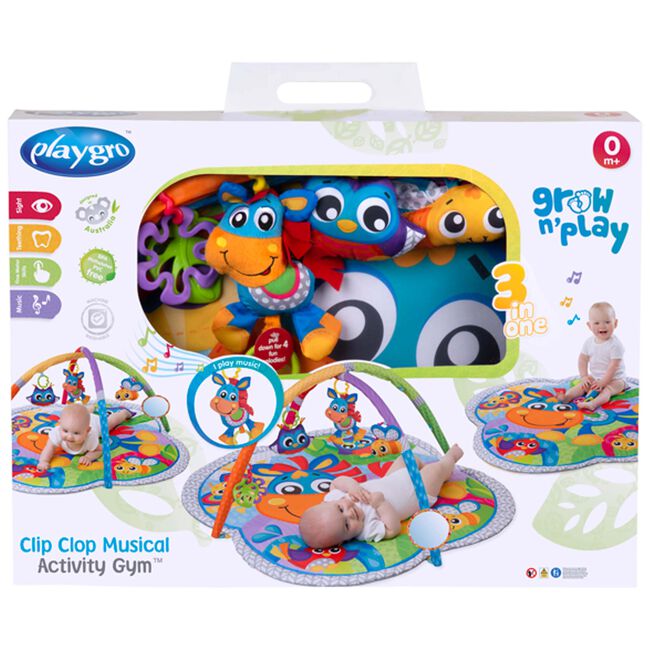 Playgro - Activiteitenspeelkleed - Musical - Clip Clap – Image 6