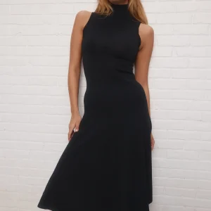 Braxton | Robe noire en tricot