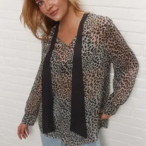 Samantha | Blouse imprimé léopard