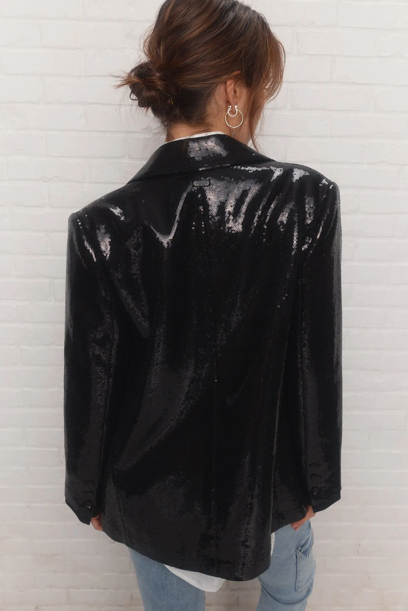 Teron | Veston noir à paillettes – Image 7