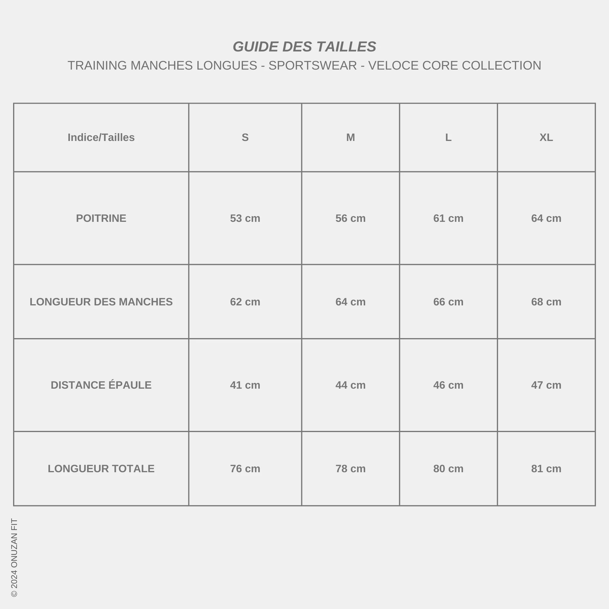 Training Manches Longues – VELOCE CORE XY-003 – Image 7