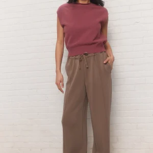 Carla | Chandail rose sans manches