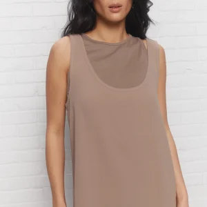 Azure | Camisole taupe 2-en-1