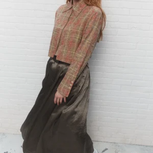 Britta | Chemise écourtée à carreaux