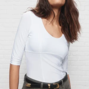 Liala | Le chandail blanc ajusté