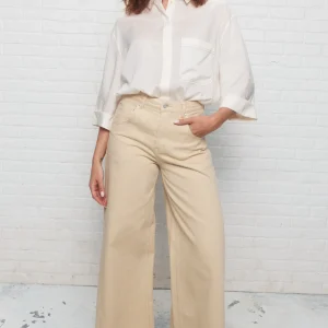 Nixon | Le jean jaune à coupe évasée