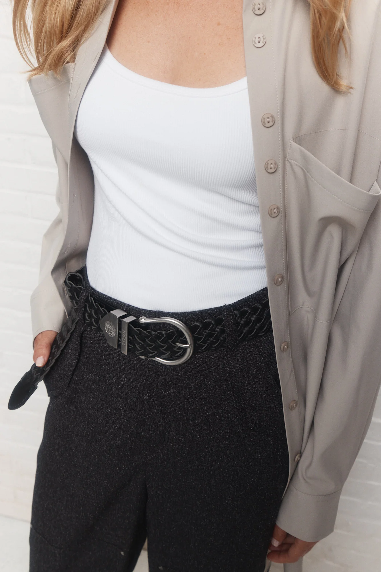 Basset | Ceinture tressée noire – Image 4