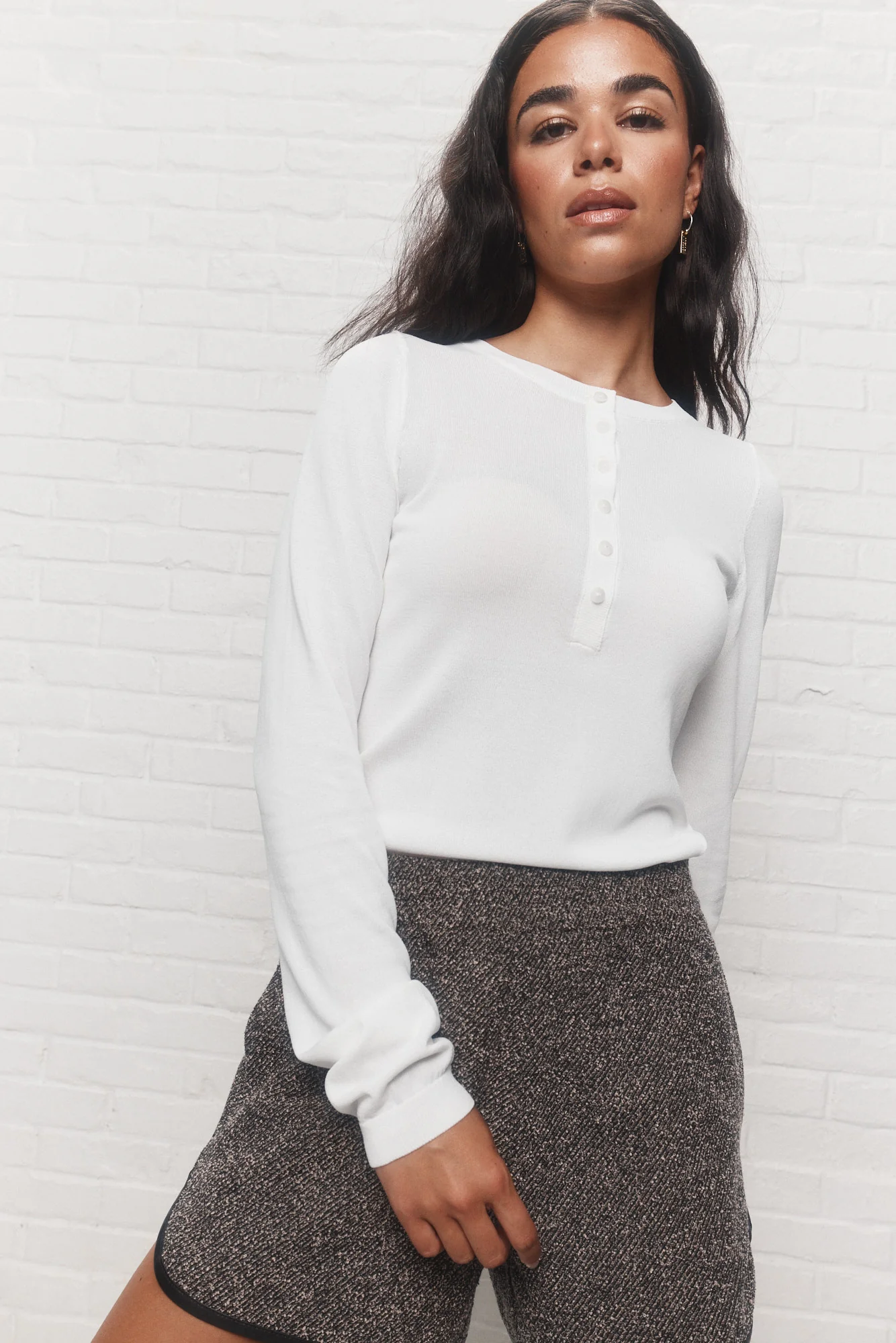 Cassini | Chandail henley blanc – Image 6