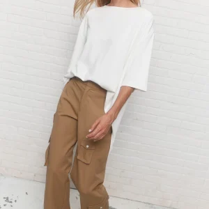 Teresa | Pantalon cargo beige