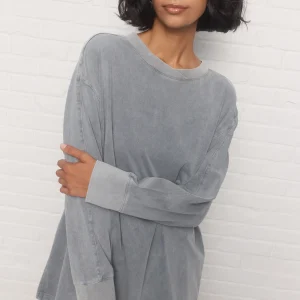 Alesia | Chandail gris délavé