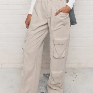 Gisele | Pantalon cargo beige