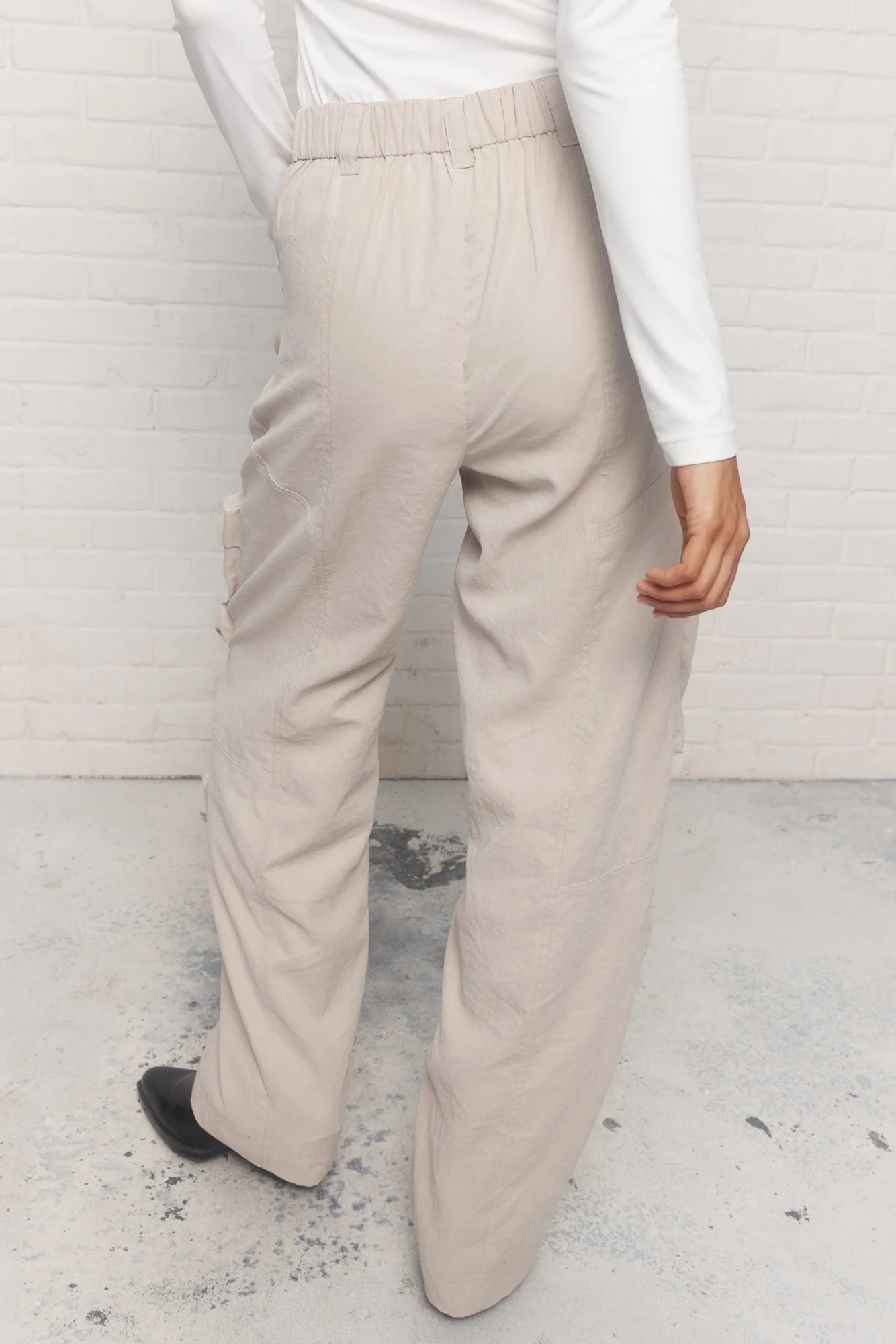 Gisele | Pantalon cargo beige – Image 6
