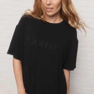 Laurenzo | T-shirt brodé noir