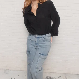 Tania | Blouse justaucorps noire