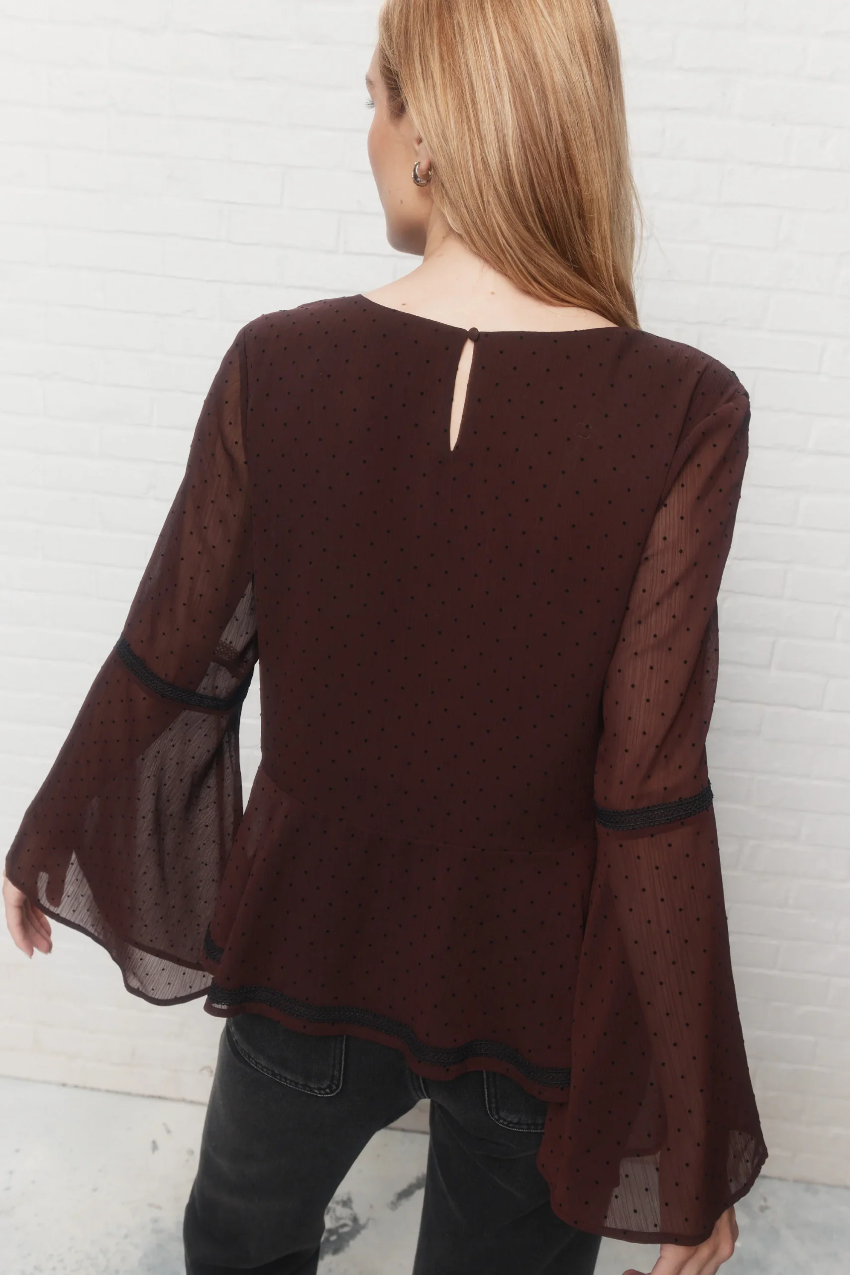 Agnes | Blouse brune – Image 5