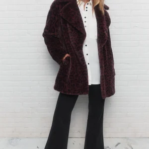 Clarence | Manteau mauve