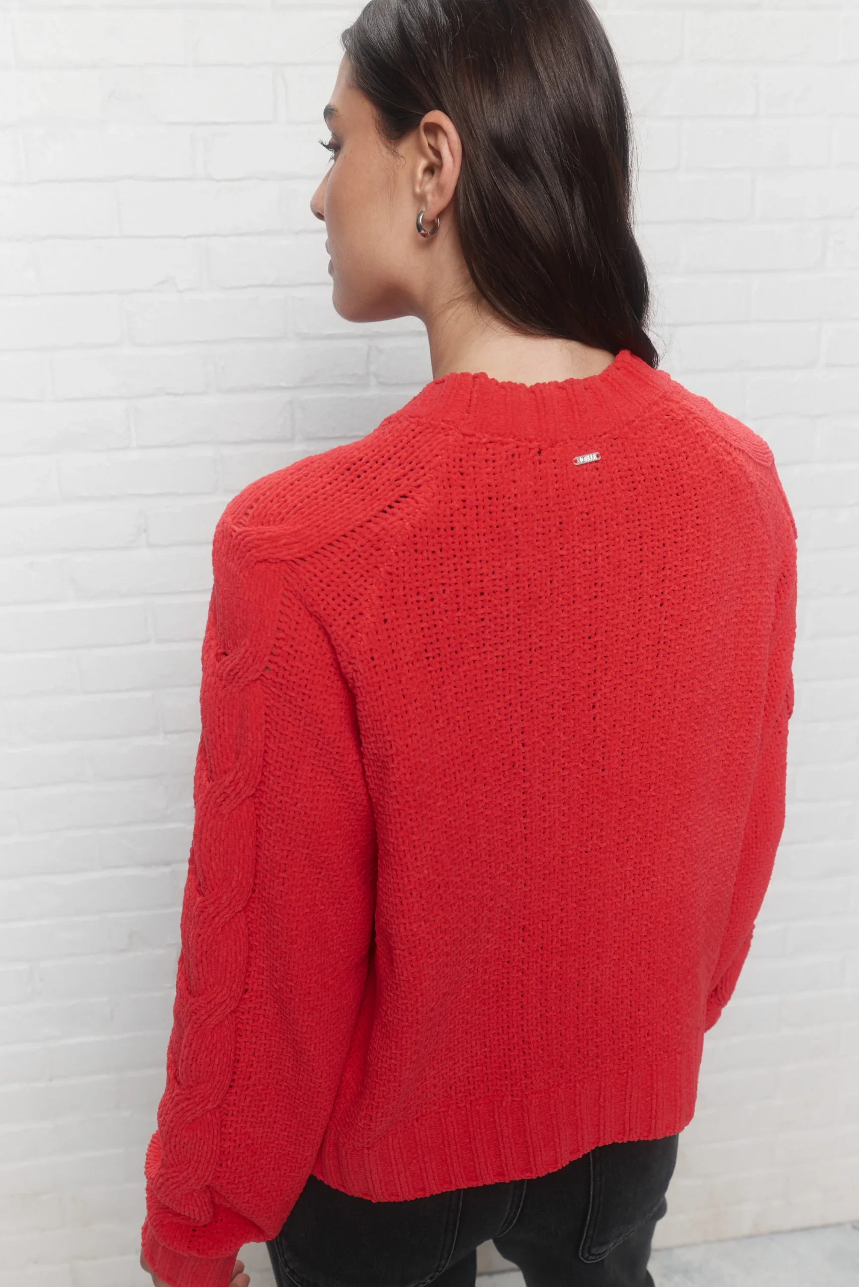 Clement | Chandail en tricot rouge – Image 6