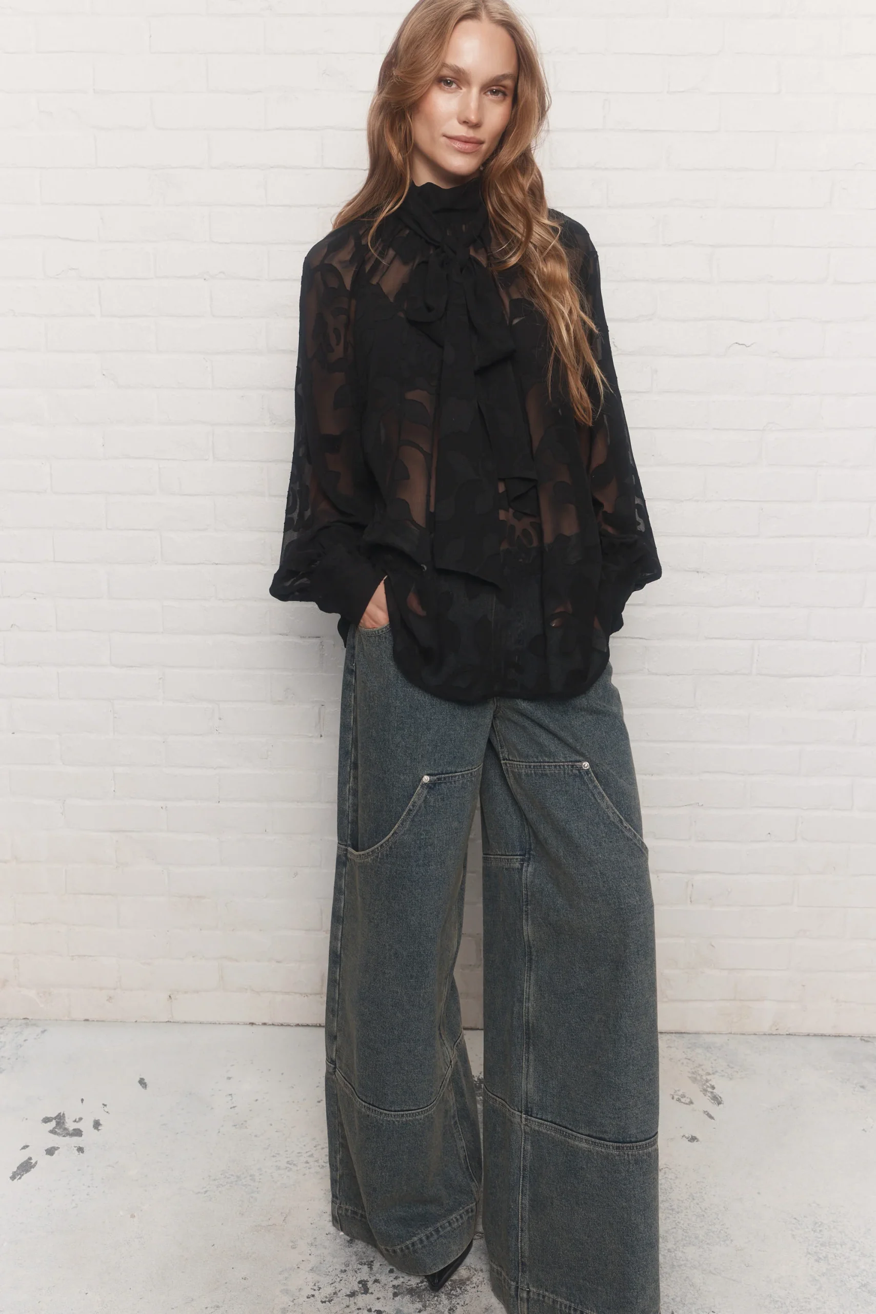 Aline | Blouse noire – Image 2