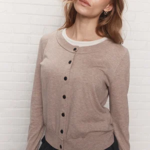 Viviane | Cardigan brun