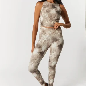 Legging taille haute à motif tie-dye | Maia