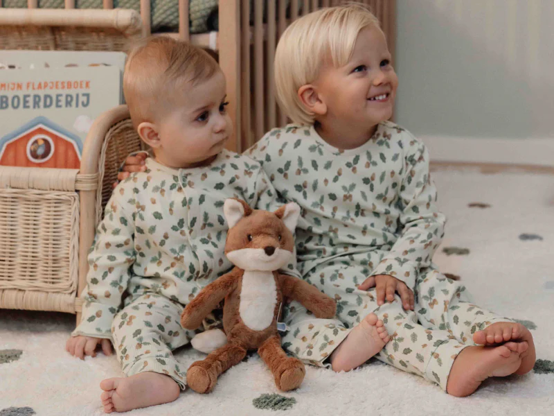 Little Dutch - Pyjama - Eendelig - Onesie - Forest Leaves - Acorns & Leaves – Image 4
