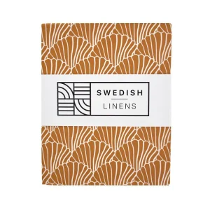 Swedish Linens - Ledikant Hoeslaken Seashells (60x120cm)