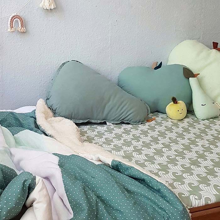 Swedish Linens - Jr. Bed Ledikant Hoeslaken Waves (70x160cm) – Image 8