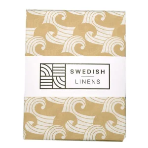 Swedish Linens - Jr. Bed Ledikant Hoeslaken Waves (70x140cm)