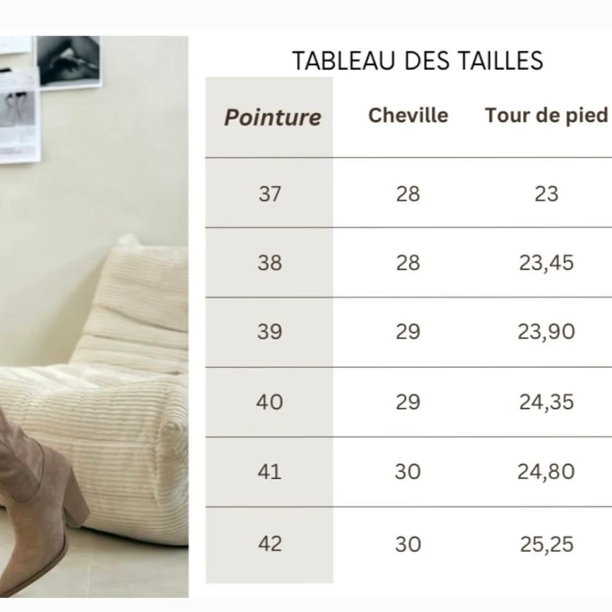 Bottes santiags LAVINIA noire XL – Image 6