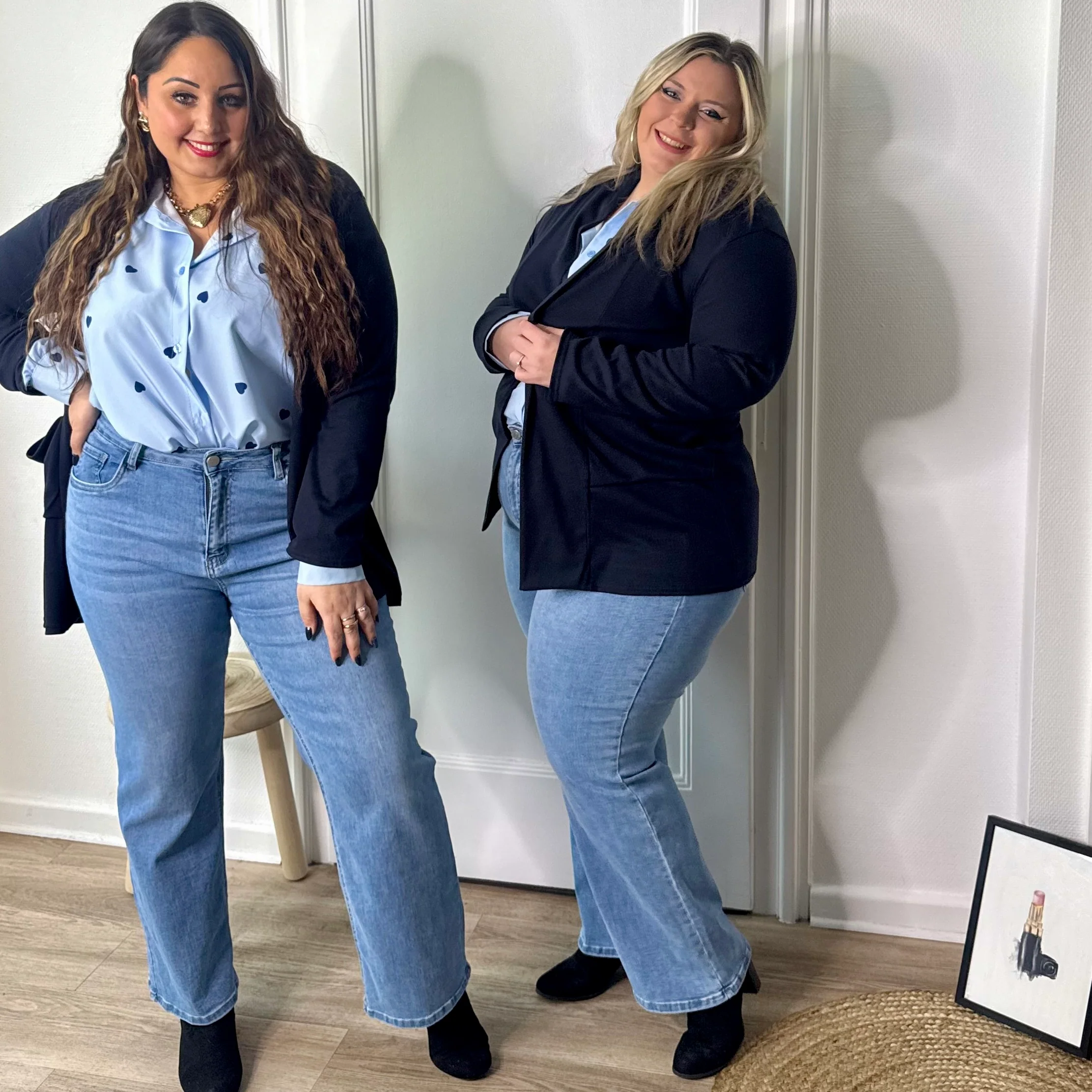 Chemisier coeur bleu – Image 7