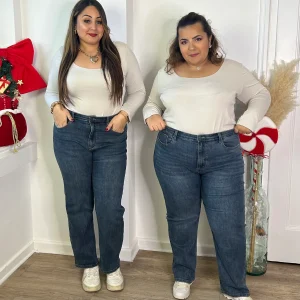 Jean coupe droite clair