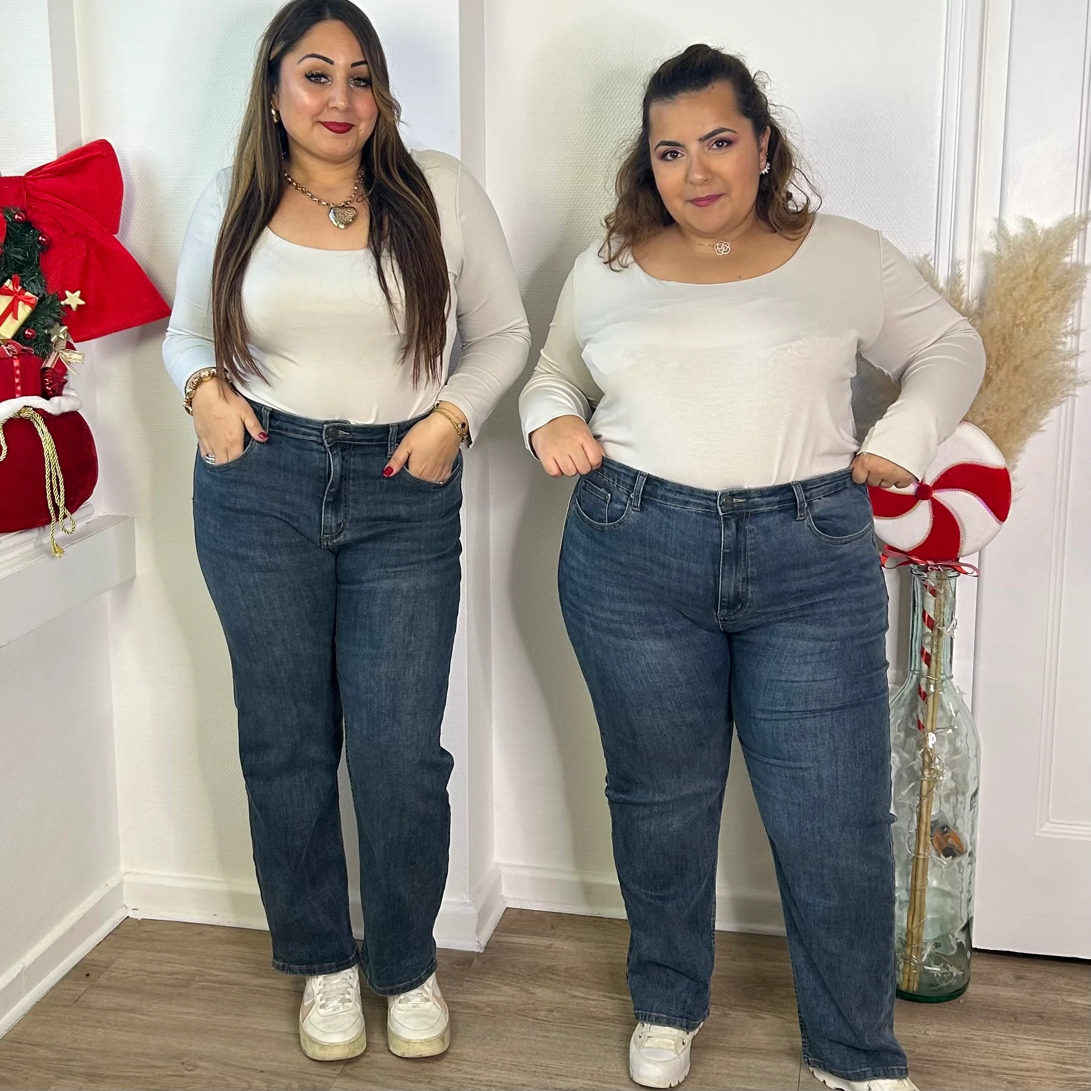 Jean coupe droite clair