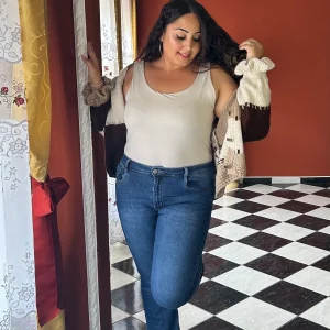 Débardeur avec doublure poitrine intégrée crème/blanc