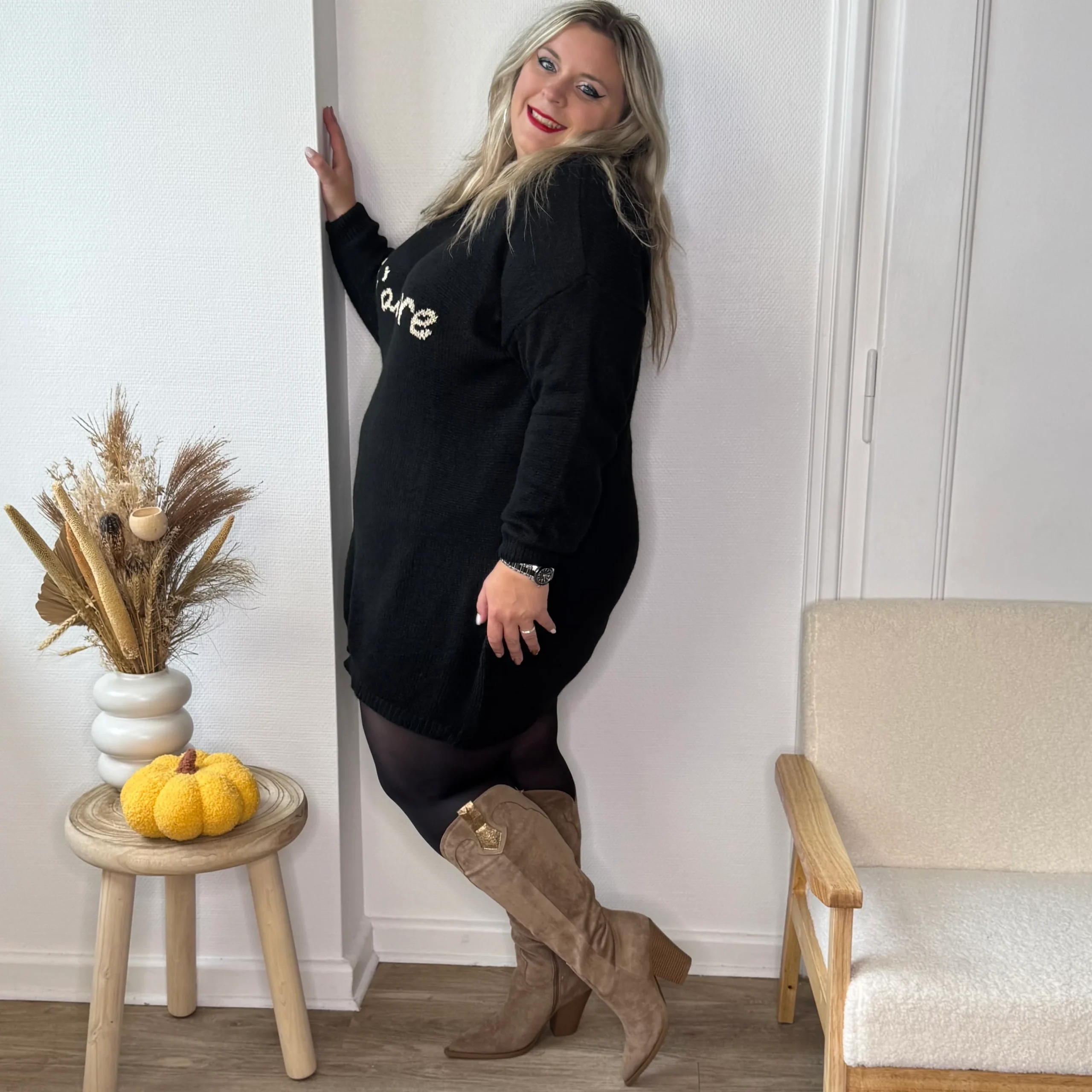 Bottes santiags LAVINIA noire XL – Image 8