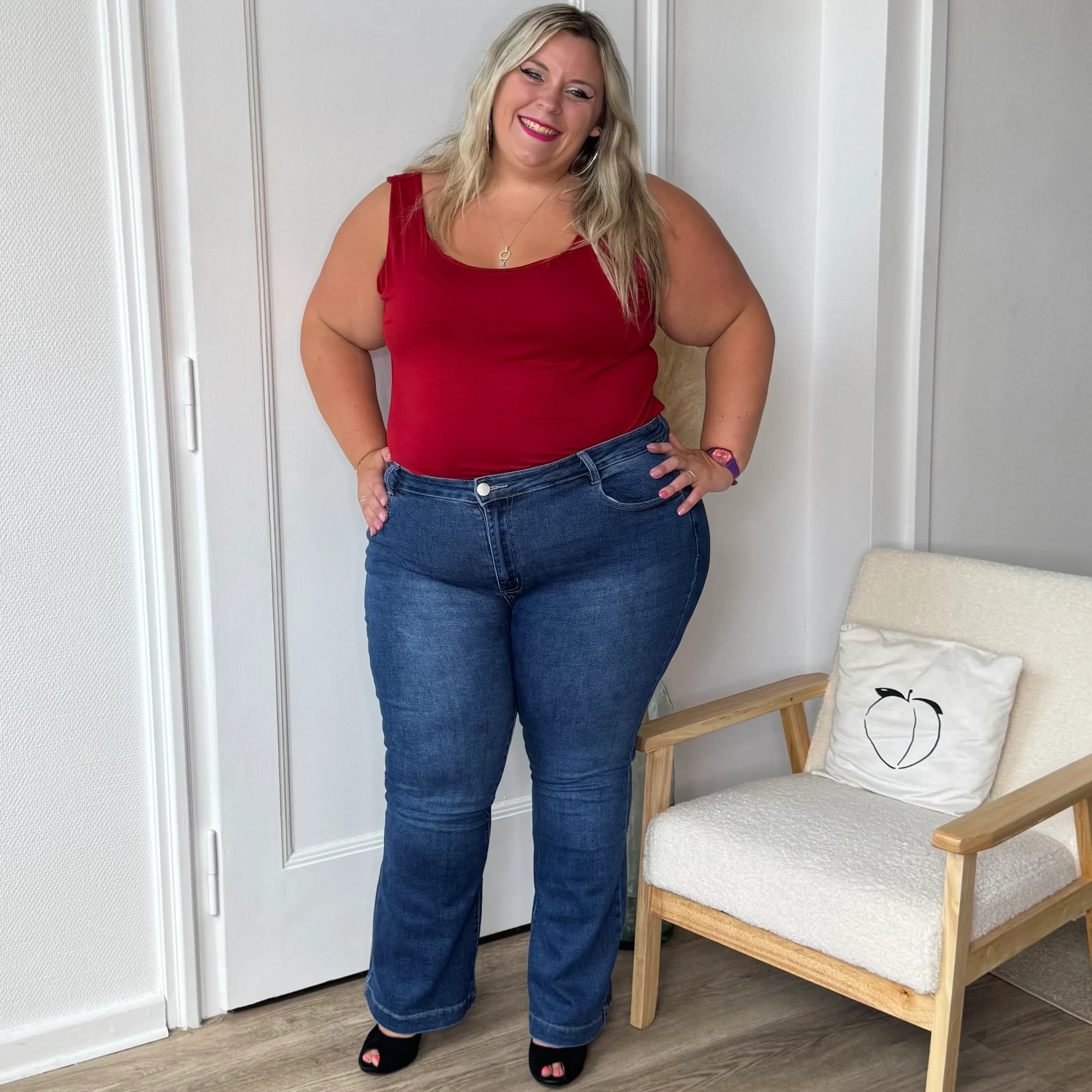 Jean bleu foncé bootcut +1m70 – Image 4