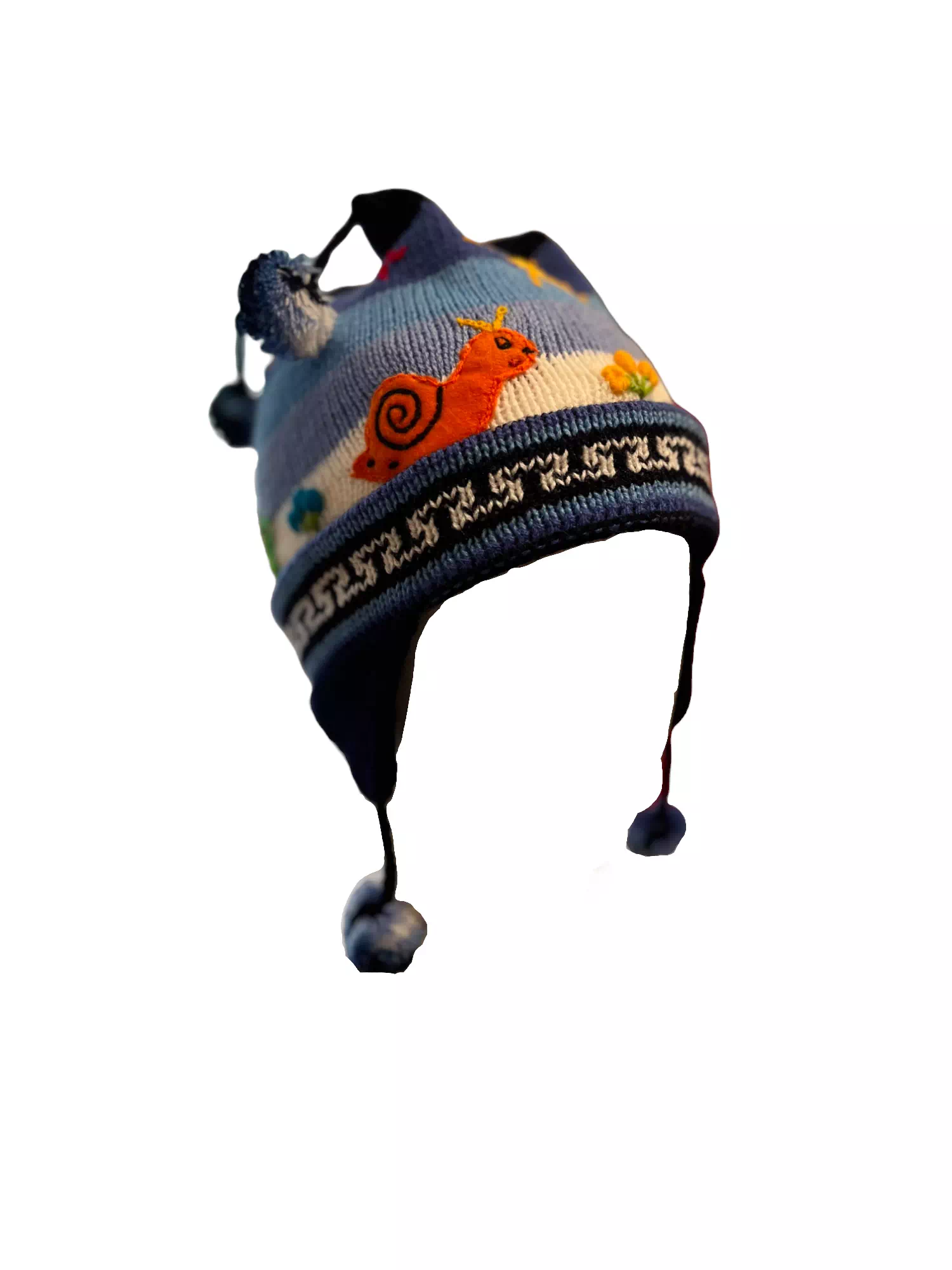 Bonnets pour Enfants : 4 Pompons – Image 2