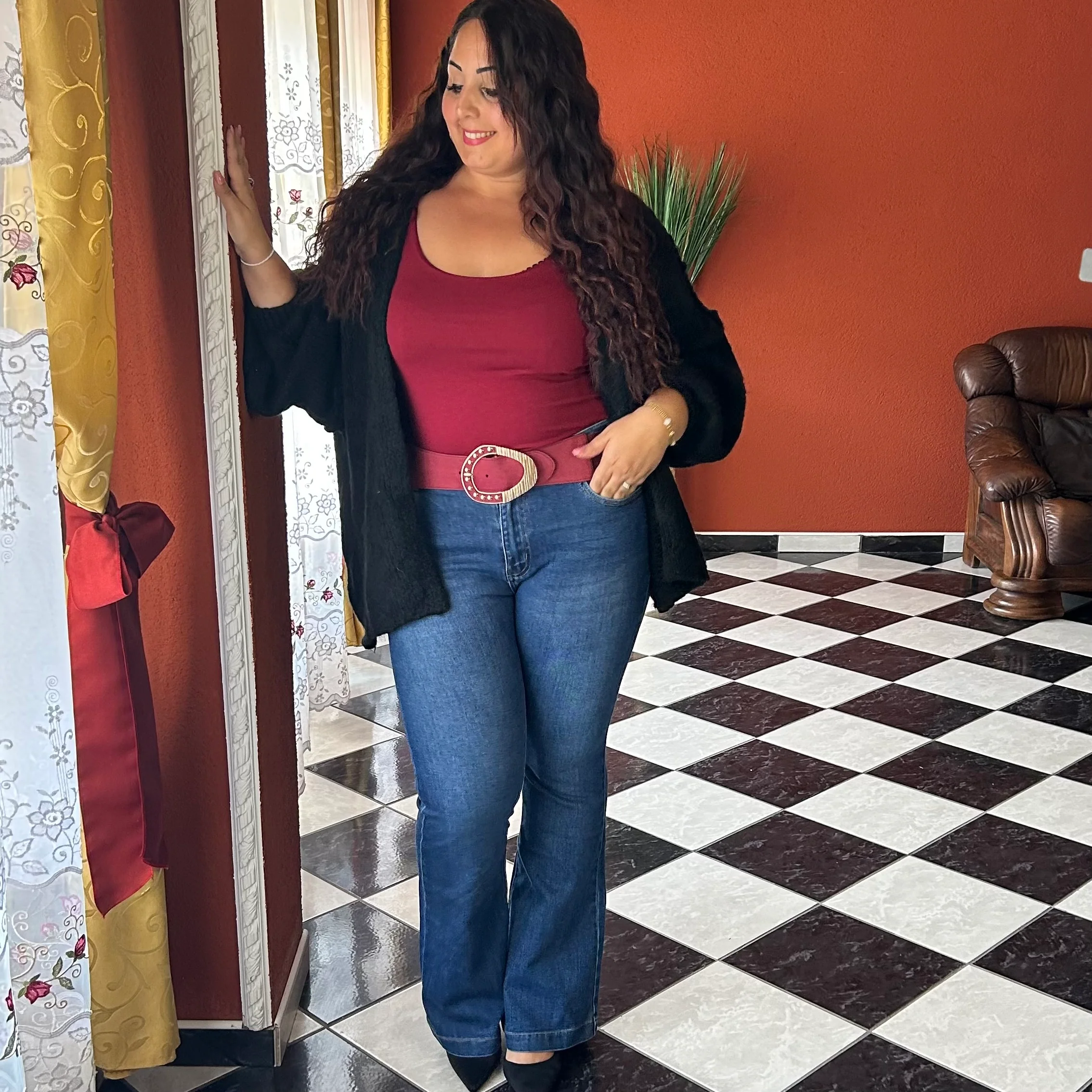 Jean bleu foncé bootcut +1m70 – Image 3