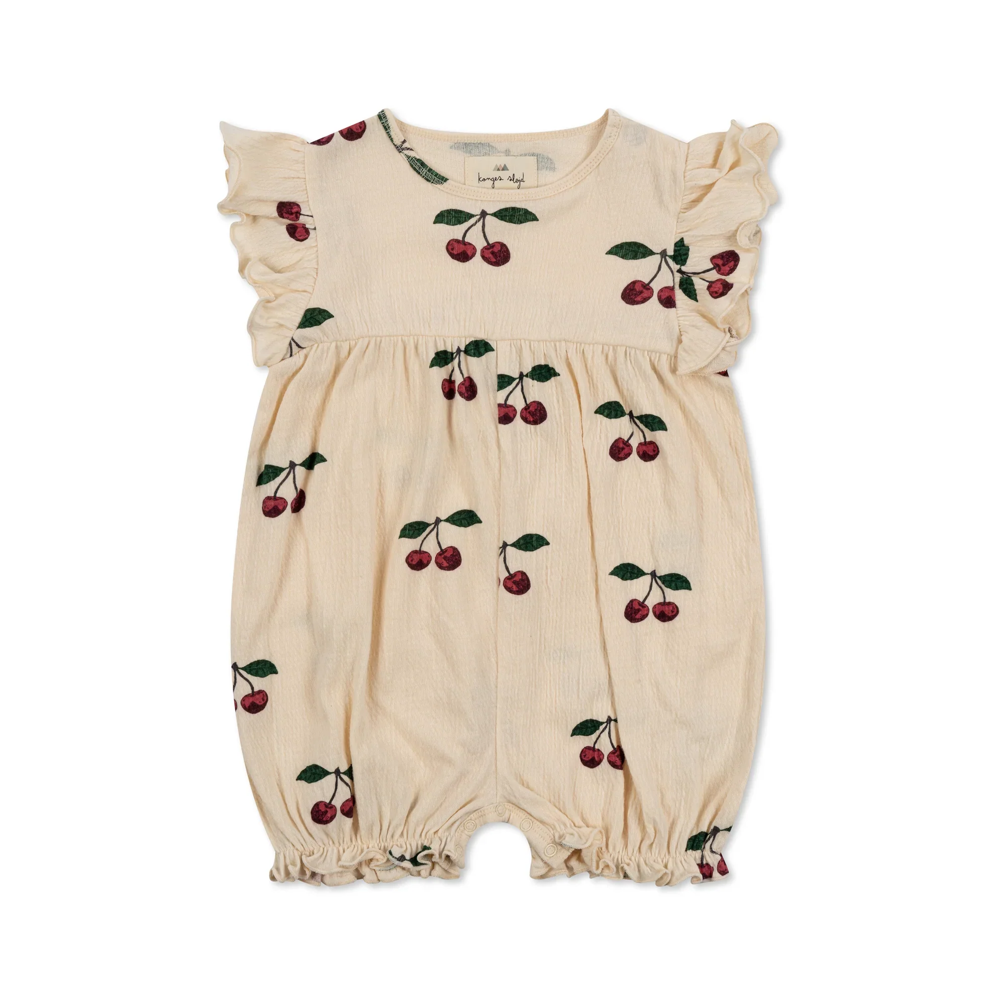 Konges Slojd - Chleo Romper met ruches met cherry Print