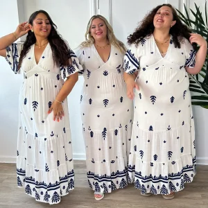 Robe longue santorini