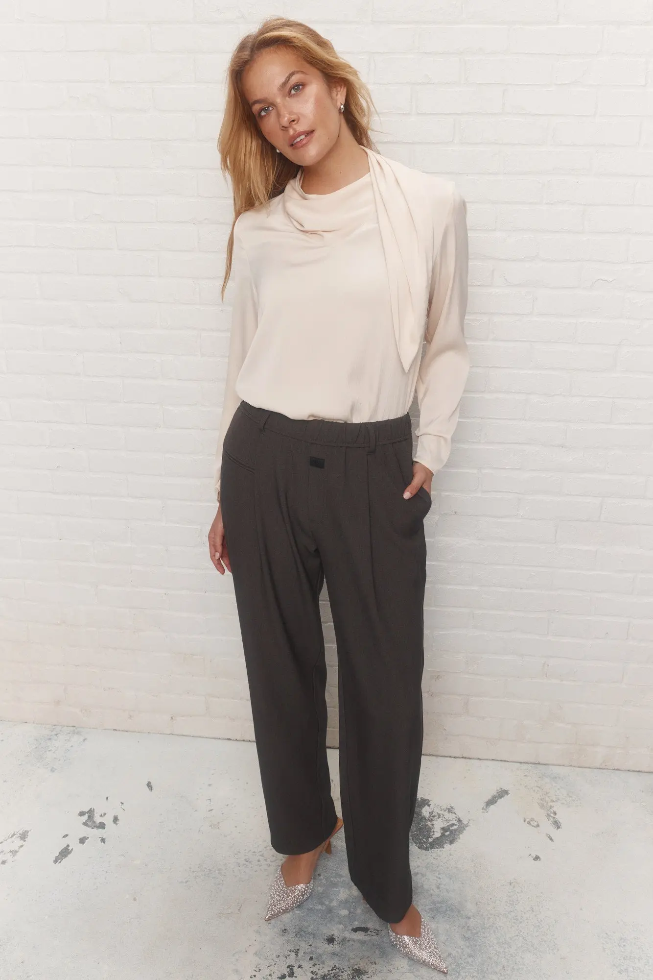 Damien | Pantalon fuselé gris