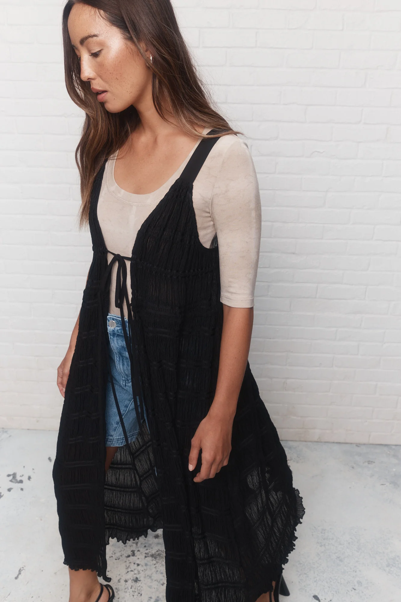 Twiggy | Veste robe noire – Image 6