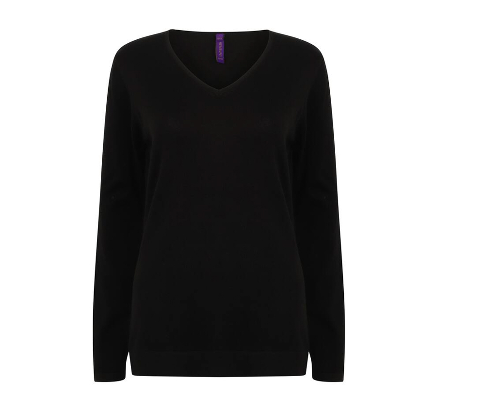 Ladies’ v-neck jumper – Image 3