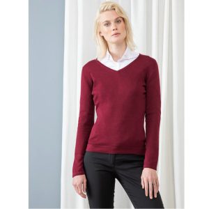Ladies’ v-neck jumper