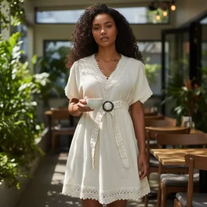 Haut en coton naturel – “Huandoy”