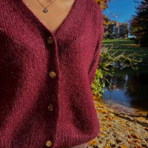 Gilet Amelia Bordeaux