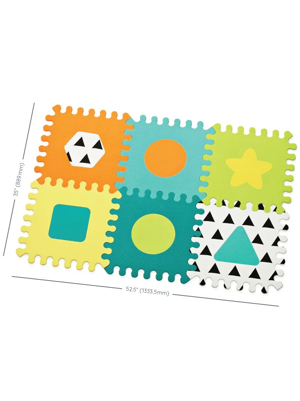 Infantino - Schuimrubberen Vormen Speel Puzzelmat – Image 4