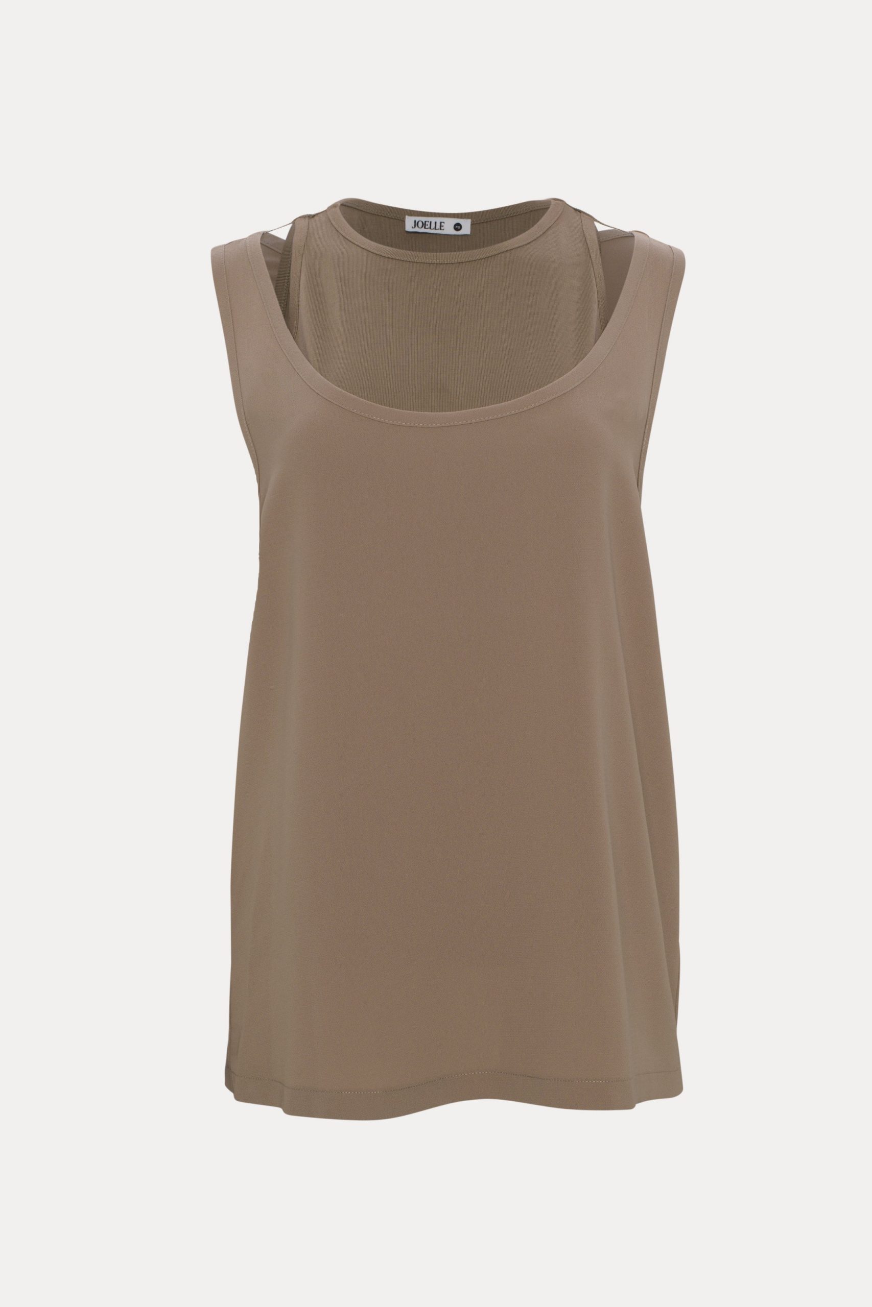 Azure | Camisole taupe 2-en-1 – Image 3