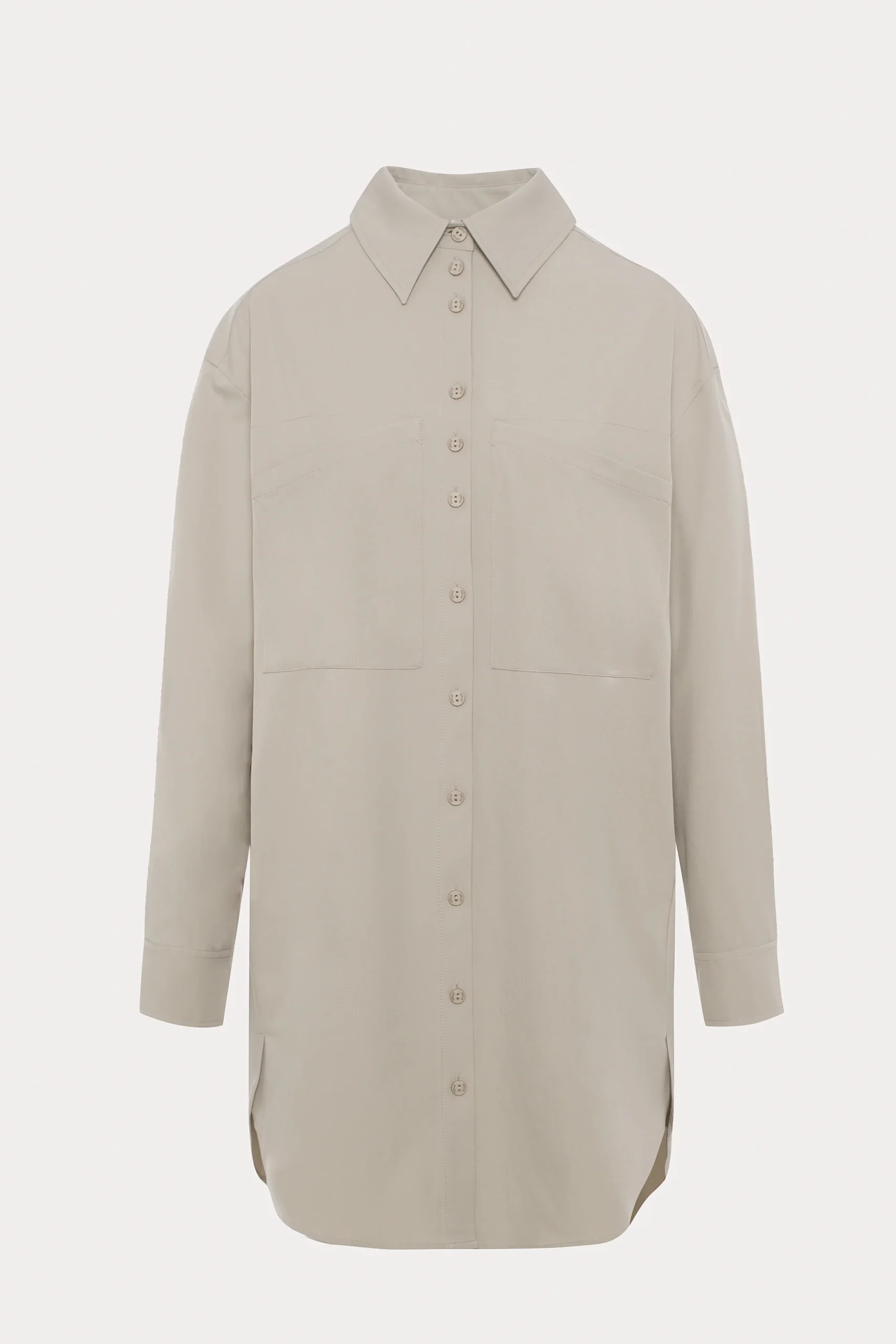 Alice | Chemise longue grise – Image 3