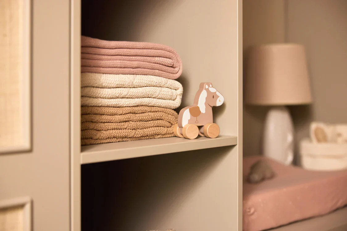 Jollein - Deken Ledikant 100x150cm - Check Knit - Teddy - Fleece – Image 4