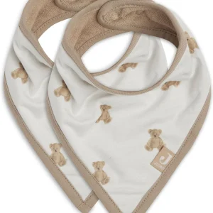 Jollein - Slab Bandana Teddy Bear - 2 Stuks - GOTS